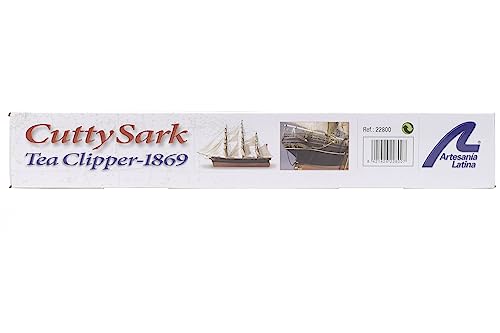 Artesanía Latina Wooden Ship Model Kit Cutty Sark 1:84 Scale Multicolor