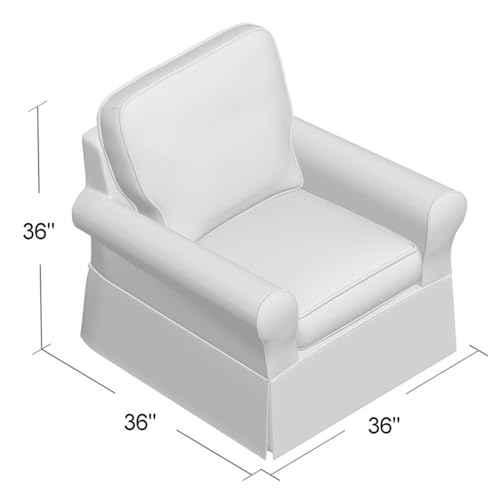 Sunset Trading Horizon Slipcovered Swivel Rocking Chair Tan
