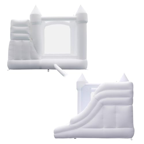 Bounceland Castle Palace Daydreamer Cloud Bounce House with Slide & Basketball Hoop Neutral