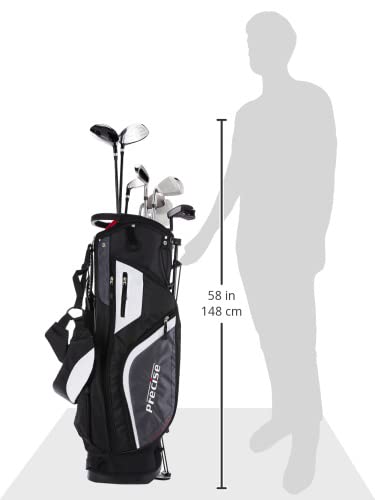 PRECISE Men's Right Handed M5 Golf Club Set for Tall Men Red