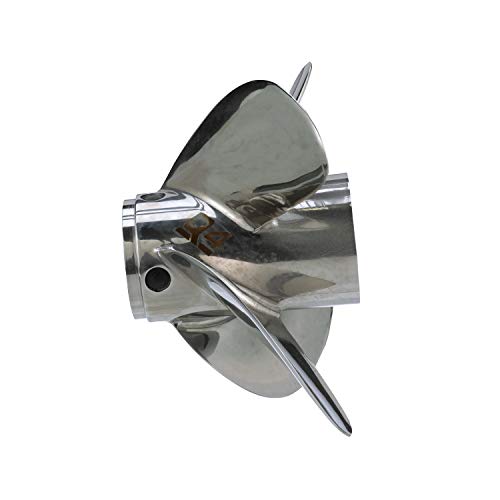 Quicksilver Q4 14.6" Stainless Steel Propeller 4-Blade Right Hand Rotation