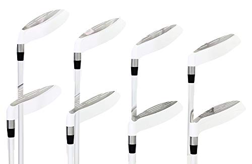 Majek Ladies Golf Hybrids Irons Set White Pearl