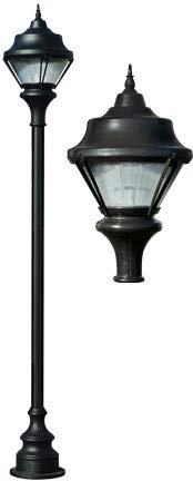 DABMAR LIGHTING GM9000-B-MT Cast Aluminum Post Fixture 70W High Pressure Sodium Black
