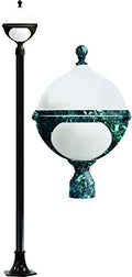 DABMAR LIGHTING INC Natalie 3-Light Post Fixture GM9715-VG