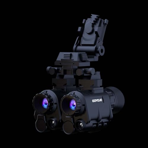 GOYOJO NVG Night Vision Goggles Helmet Mounted 2K Black