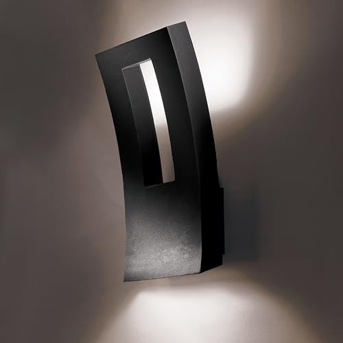 Modern Forms Dawn 23in LED Wall Light 3000K Black
