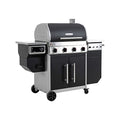 Lifetime Gas Grill and Wood Pellet Smoker Combo with WiFi and Bluetooth Control Black & Silver