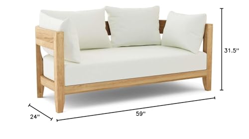 Anderson Teak Coronado Deep Seating Loveseat
