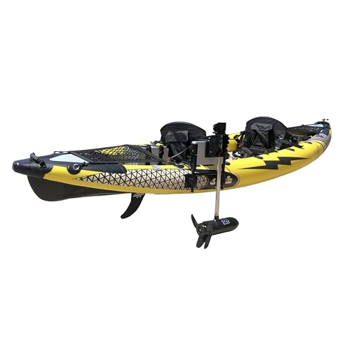 Waimea Bay Rigid Inflatables Shockwave 2 Seater Inflatable Fishing Kayak Multicolor