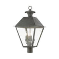 Livex Wentworth 4-Light Outdoor Post Top Lantern 27.5" Tall Black