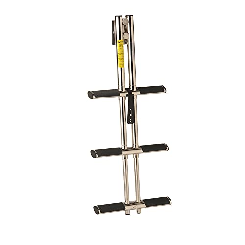Garelick 19844 3-Step Telescoping Sport Ladder Silver