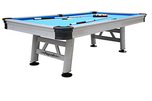 Playcraft Extera Outdoor Pool Table Silver