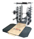 York Barbell Solid Red Oak Platform 8x8 Custom Logo