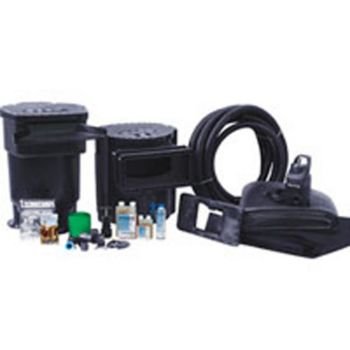 Savio Engineering PP1500 1500 Gallon Complete Pond Package Black