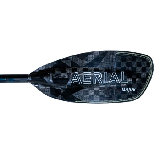 AQUA BOUND Aerial Major Carbon Versa-Lok Kayak Paddle 4-Piece Black