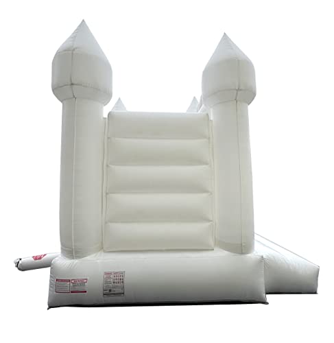 Pogo Bounce House White Inflatable Castle 13x12x14.5 ft