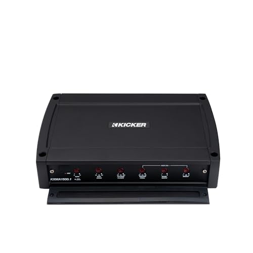 KICKER 10-Inch Loaded Marine Subwoofer Enclosure with Passive Radiator & Amp Bundle