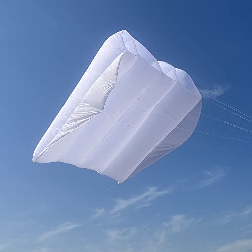 Yingfeida HFLY Large Soft Inflatable Nylon Pilot Kite White