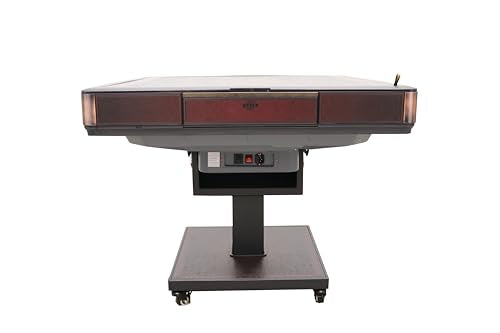 usamjtable Ultra-Thin Automatic Mahjong Table Wine Red
