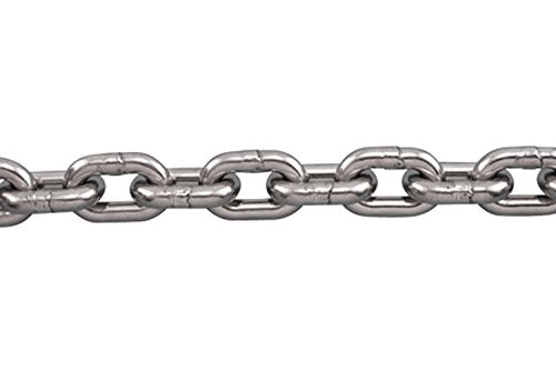MarineNow Stainless Steel Anchor Chain 316 1/4" DIN 766 BBB 200 ft