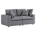 Modway Commix Sunbrella Outdoor Patio Loveseat Gray