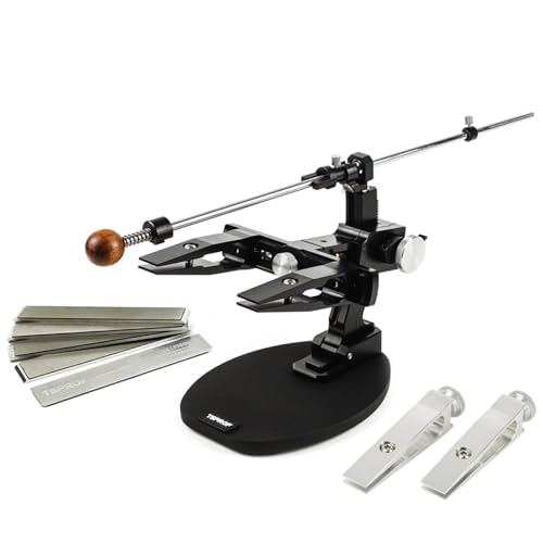 TSPROF Kadet Pro Starter Sharpening Kit Knife Sharpener Black