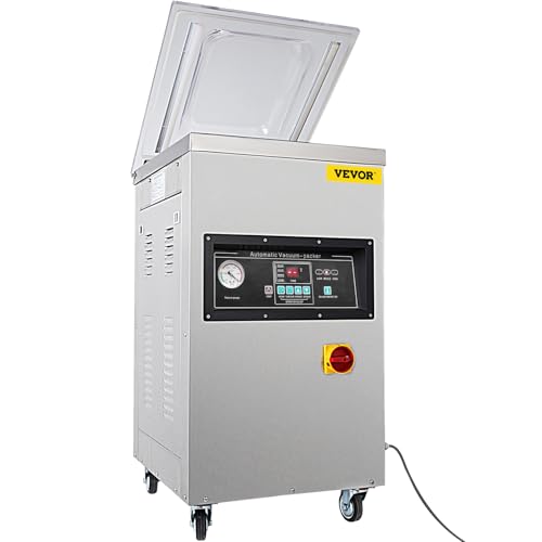 VEVOR Chamber Vacuum Sealer 600W for Wet Foods, Meats & Marinades Silver