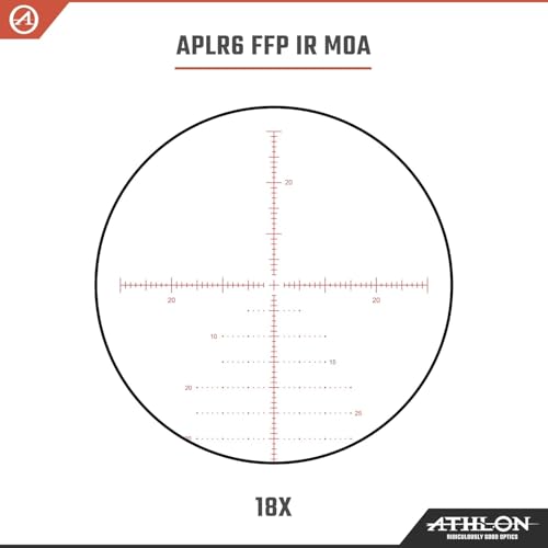 Athlon Optics Ares ETR 3-18x50 Riflescope APRS6 FFP IR MIL Reticle Black