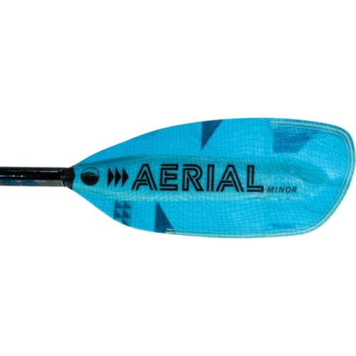 AQUA BOUND Aerial Minor Fiberglass 4-Piece Kayak Paddle Blue 200-205 cm