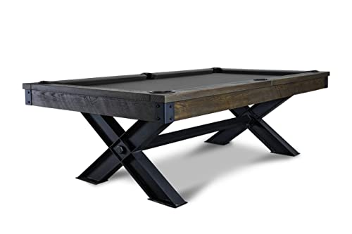 Empire USA Nixon Billiards - Portland Slate Billiard Pool Table Barnwood