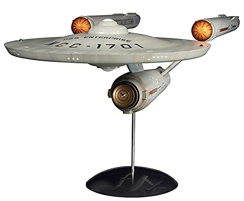 Polar Lights Star Trek 1:350 Scale U.S.S. Enterprise Prebuilt Display Multi
