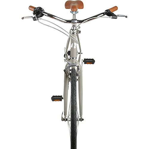 Retrospec Kinney 7-Speed City Bike High-Tensile Steel Commuter Bicycle - Tungsten