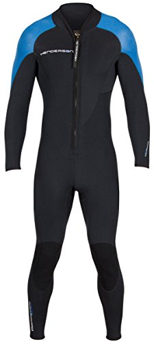 Henderson Thermoprene Pro Men’s Front Zip Jumpsuit Black/Blue XL