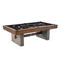 Barrington Billiards 8' Urban Slate-Tech Pool Table Set Cement/Wood Grain/Black