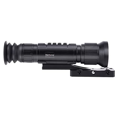 WestHunter NTS35 Thermal Imaging Long Range Tactical Infrared Night Vision Scope with Rangefinder Black 35mm