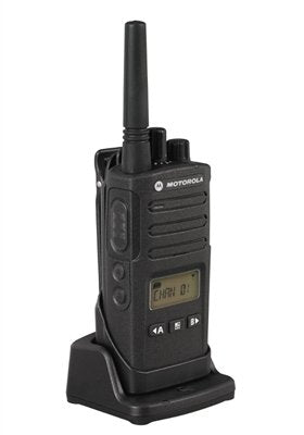 Motorola Solutions 2 Pack RMU2080D Radios with Speaker Mics Black