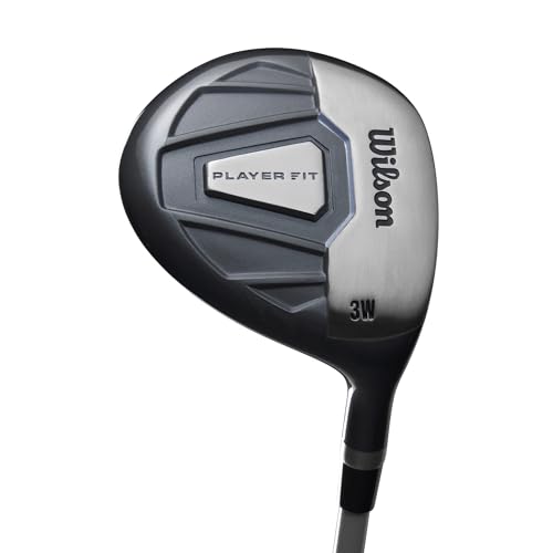 WILSON Women's PlayerFit Compete Golf Set with Cart Bag - Ladies Right Hand, Graphite, Periwinkle/Black