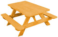 Furniture Barn USA Pine Kid's Table Natural Stain