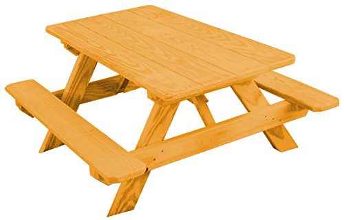 Furniture Barn USA Pine Kid's Table Natural Stain