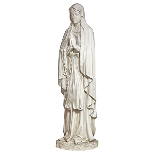 Design Toscano Life Size Blessed Virgin Mary Statue Antique Stone