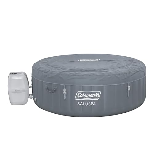 Coleman Palm Springs 4-6 Person EnergySense Smart AirJet Plus Inflatable Hot Tub Outdoor Spa