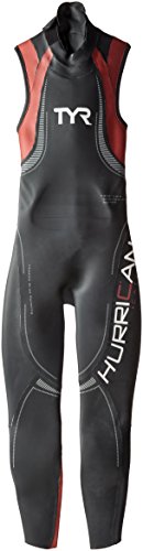 TYR Women's Category 5 Hurricane Sleeveless Wetsuit Black/Red