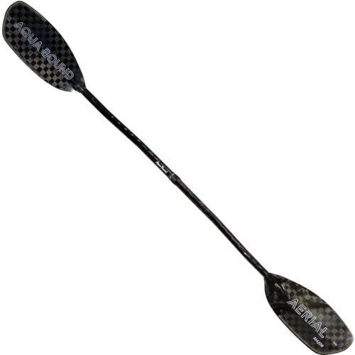 AQUA BOUND Carbon Versa-Lok Bent Shaft Kayak Paddle 194-199 cm Black
