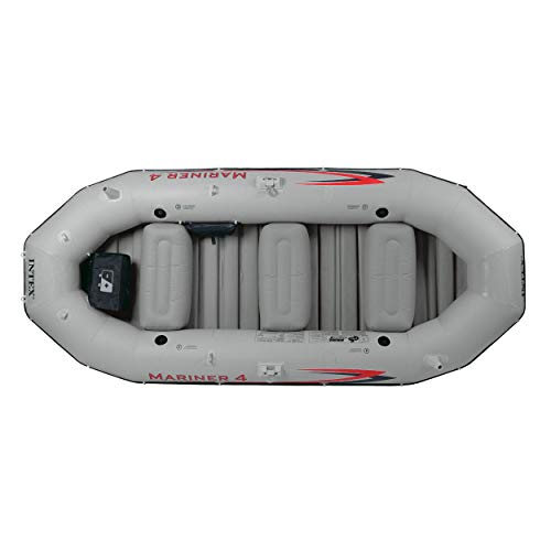 Intex Mariner 4-Person Inflatable Dinghy Boat and Oars Set