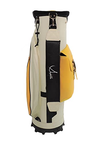 Sephlin Women Golf Cart Bag 34" Cream-Gold-Yellow