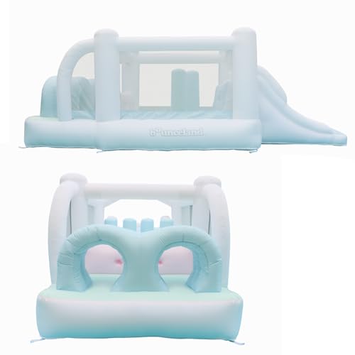Bounceland Obstacle Dream Bouncer Combo with Dual Slides Neutral Color