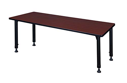 Regency Kitt Height Adjustable Classroom Table 66" x 24" Redwood
