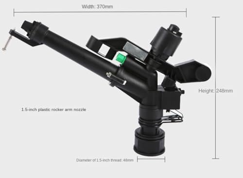 WOVSTNOV 50Pcs 1.5 Inch Adjustable Plastic Watering Spray Gun