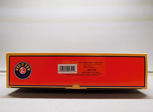 Lionel Amtrak Amfleet Phase VI Passenger Coach Car 2 Pack O Gauge Silver
