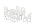 Polywood Lakeside Dining Set White